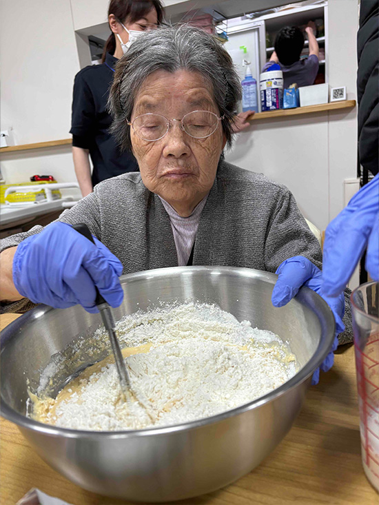 ホットケーキ焼いたよ