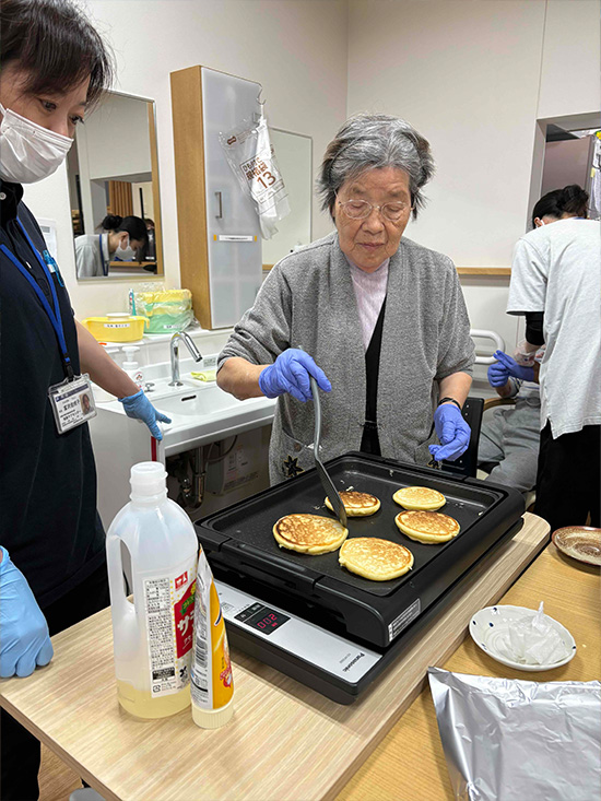 ホットケーキ焼いたよ
